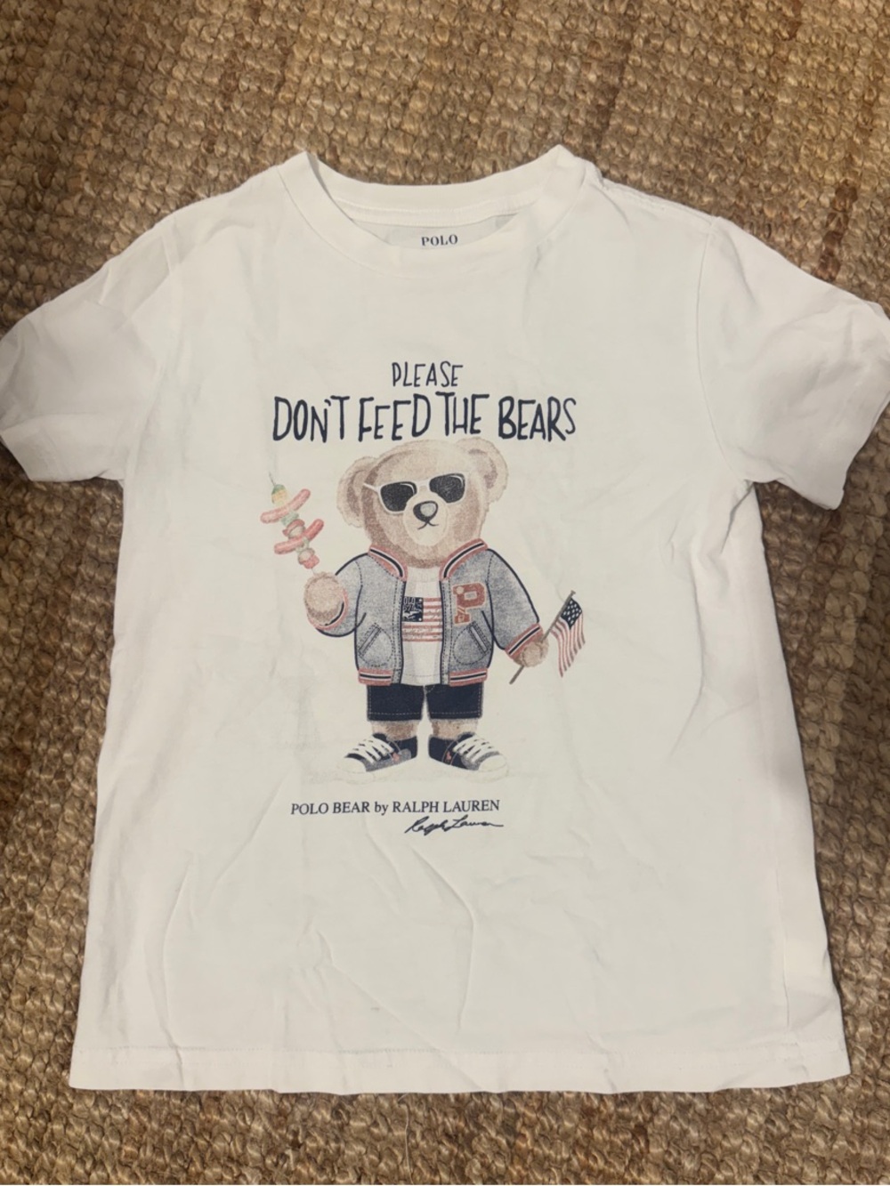 Polo by Ralph Lauren White Polo Bear Graphic Tee 6